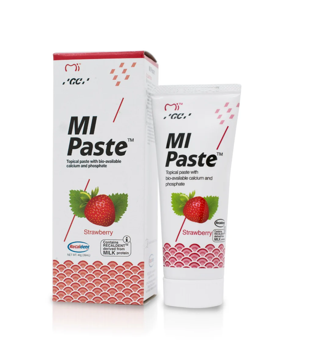 MI Paste® Strawberry Flavour (40g) - Topical Tooth Crème with Calcium & Phosphate