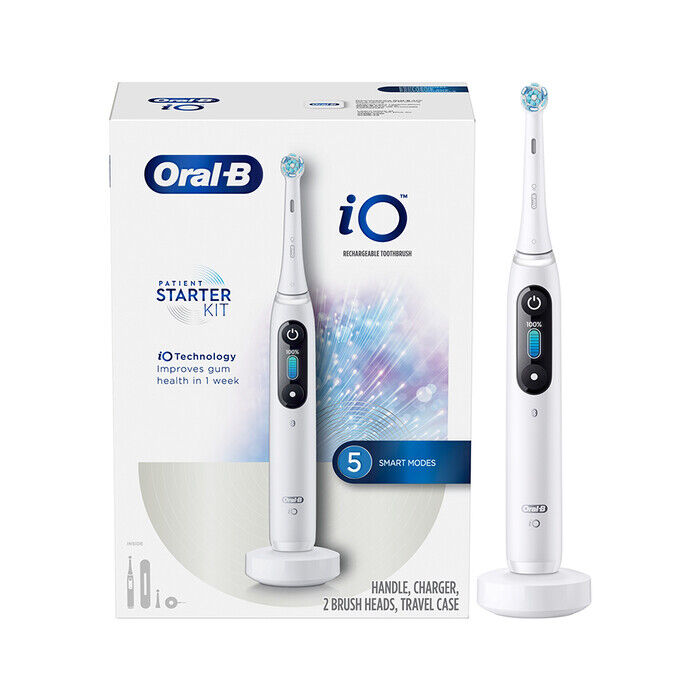 Oral-B® iO™ Series 7 Electric Toothbrush - White Alabaster (Patient Starter Kit)