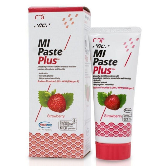 MI Paste® Strawberry Flavor (40g) - Topical Tooth Crème with Calcium & Phosphate