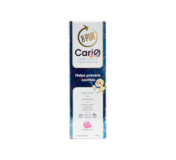 X-PUR CariO Plus Junior Toothpaste - 25% Xylitol Toothpaste - Bubble Gum